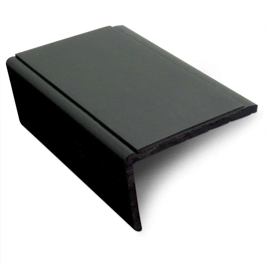 NSP 56x32.5mm Slimline Hard Nose PVC Stair Nosing – Non-Slip Edge Trim