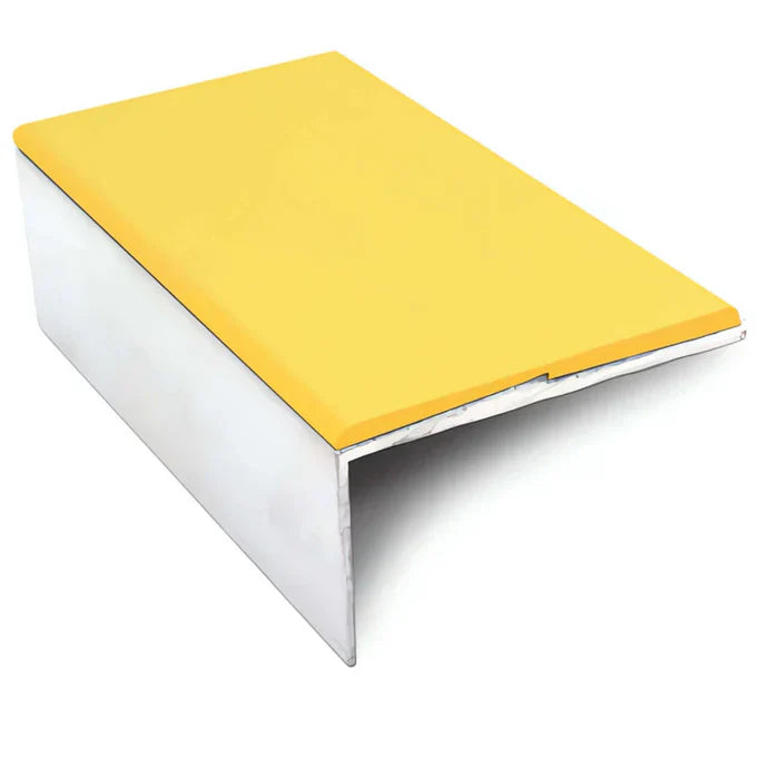 NXFS06 Aluminium Rakeback Stair Nosing – 62mm x 33mm Safety Profile