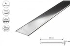 Self Adhesive Aluminium Door Threshold Strip 30 MM x 930 MM Length Anodised LPPG30K