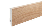 Skirting Board 80 MM x 14 MM  2200 mm Length Polystyrene  Wall Floor Edge Trim Various Colours -Decor