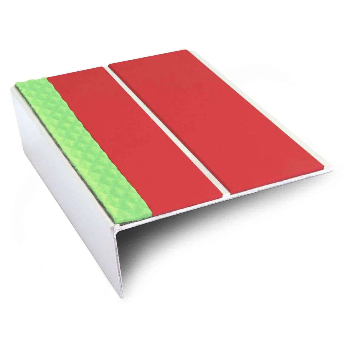 ASL10 85x32mm Aluminium Non Slip Stair Nosing Edge Trim With Pvc Insert