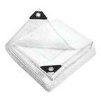 Heavy Duty Waterproof Tarpaulin Sheet Clear – Transparent Ground Sheet and All Weather Protective Cover with Eyelets