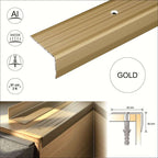 S05 40x 25mm Anodised Aluminium Non Slip Ribbed Treads Stair Nosing Edge Trim