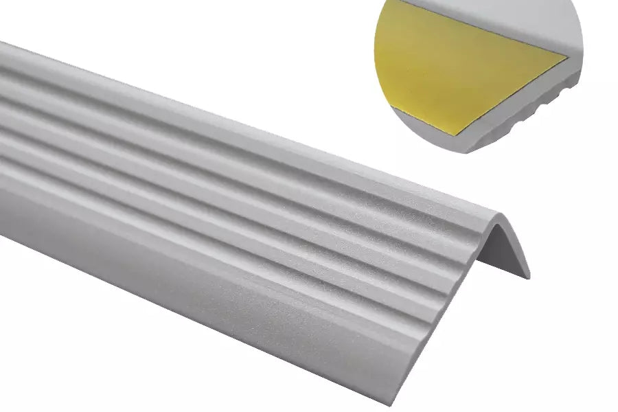Self adhesive non slip PVC stair nosing40 MM x 25 MM x 1.18 M Length ND