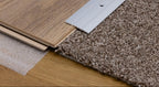 Aluminium Door Threshold Strip 37 MM x 1 M Length Anodised Screw-Fix Champagne Gold Silver DTPS37