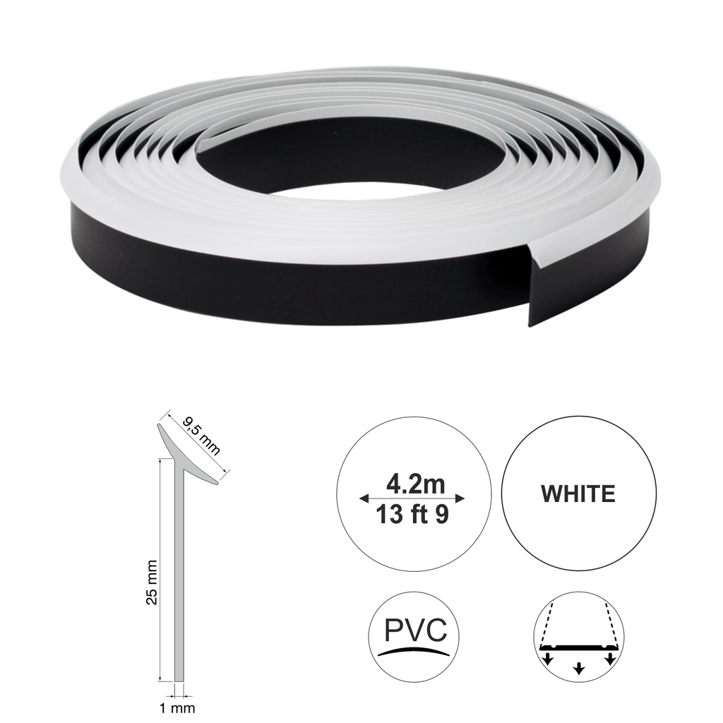 Flexible Worktop Seal Strip – PVC Trim for Kitchens & Wet Areas