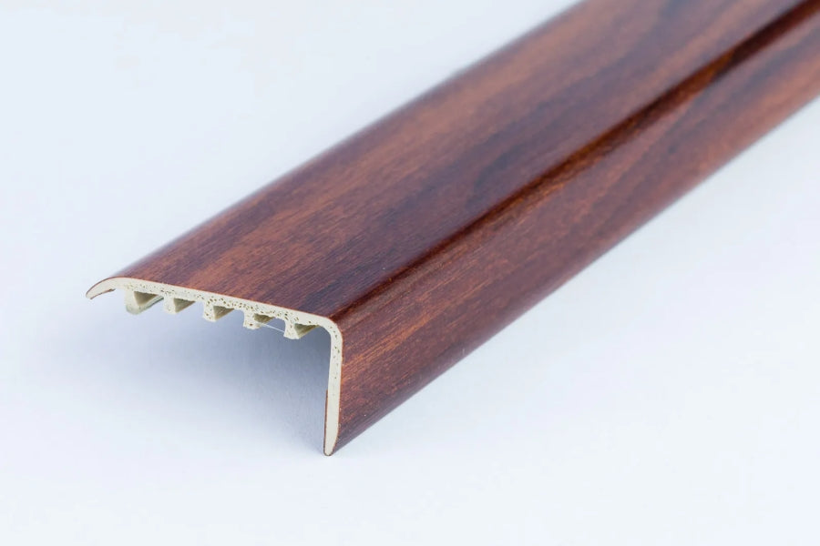 uPVC Stair Nosing 45 MM x 22 MM x 0.9 M Length Wood Effect