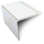 NSL21 67 x 55mm Aluminium Stair Nosing with PVC Anti-Slip & DDA Compliance