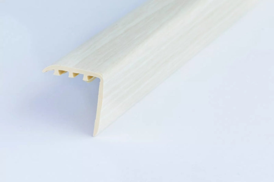 uPVC Stair Nosing 30 MM x 30 MM x 0.9 M Length Wood Effect Profile