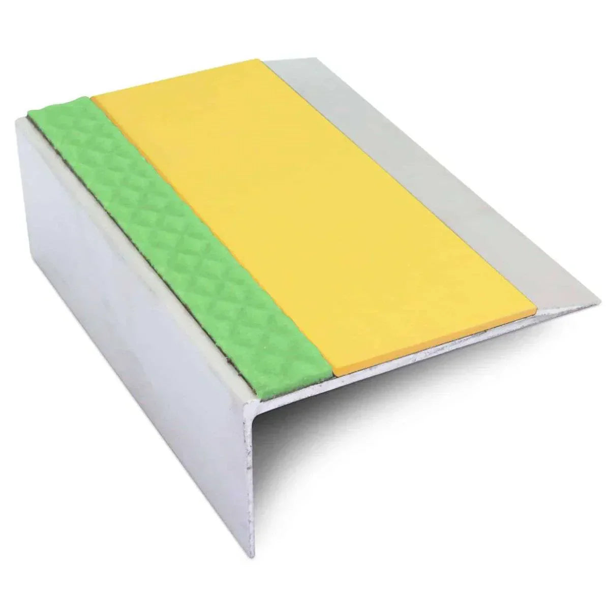 ASL15 66x32mm Aluminium Non Slip Stair Nosing Edge Trim With Pvc Insert