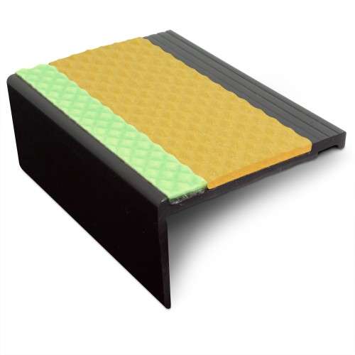 AHP 67.5x39mm Aluminator® Heavy Duty PVC Stair Nosing – Non-Slip Aluminium Edge
